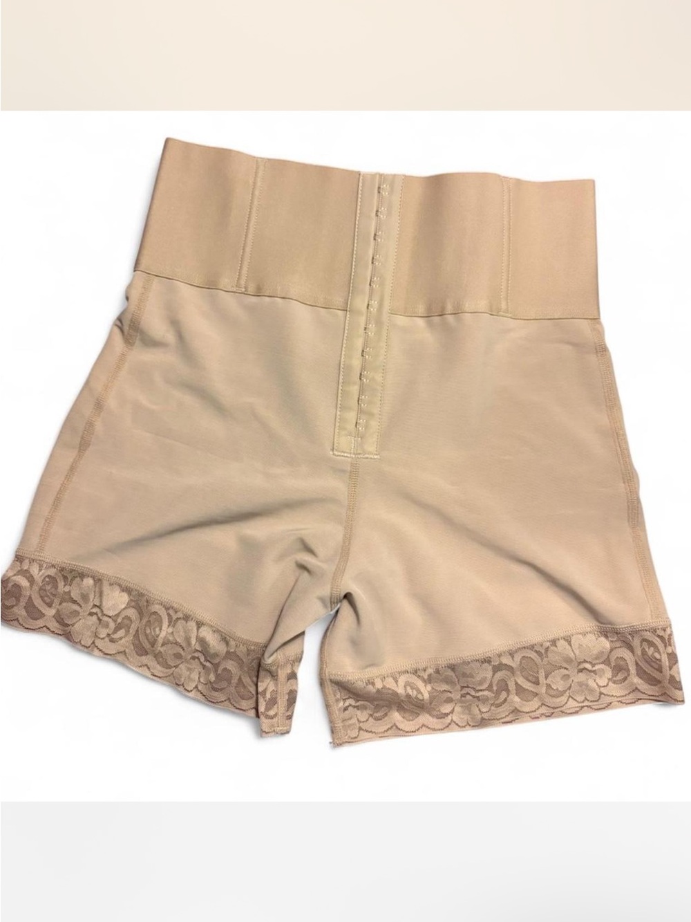 Shapewear slimming High waist corseted silky Runched butt with lace trim XL